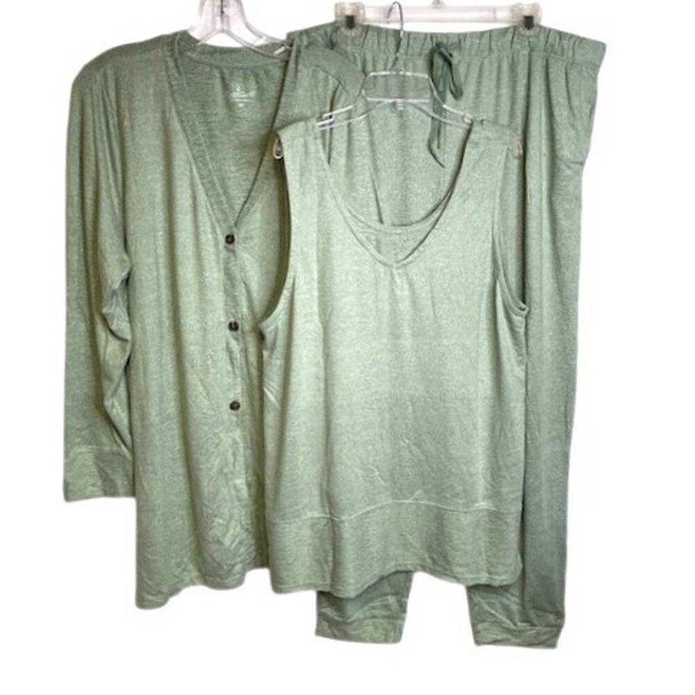 Cuddl Duds Regular Seriously Soft Sweater Knit 3 Pc Lounge Set X LARGE (616)